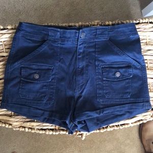 Blue shorts